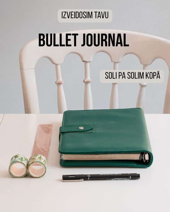 Bullet Journal online 4 nodarbību cikls
